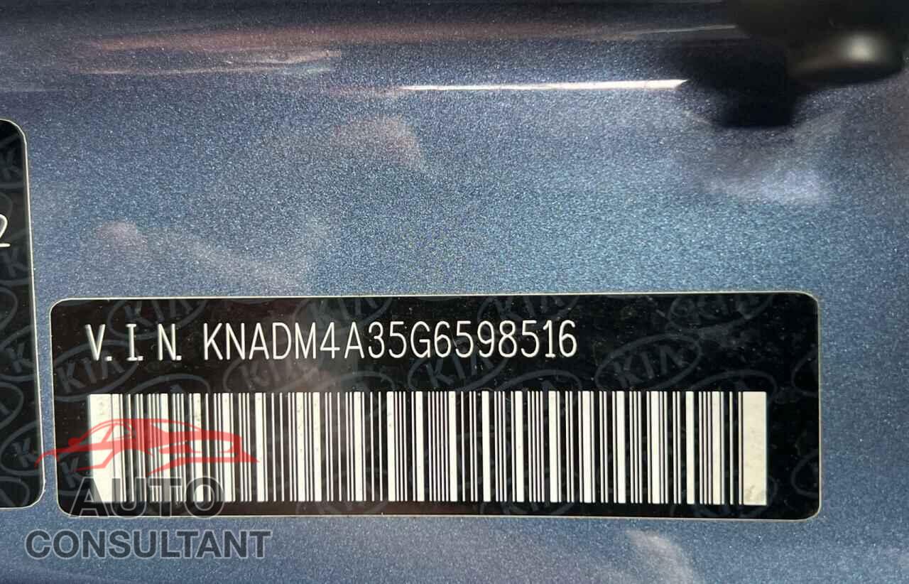 KIA RIO 2016 - KNADM4A35G6598516