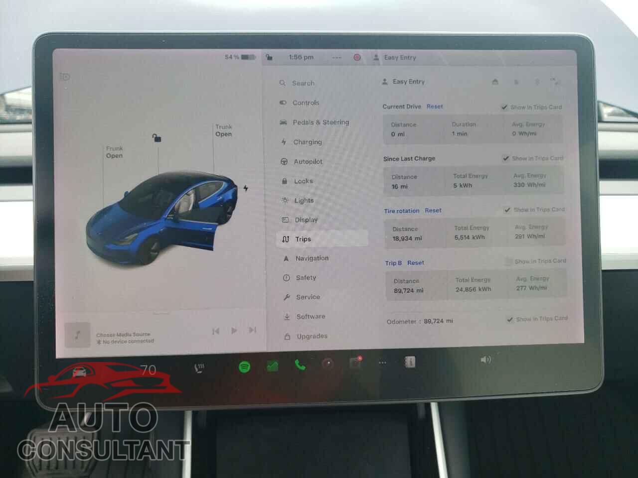TESLA MODEL 3 2019 - 5YJ3E1EB4KF391057