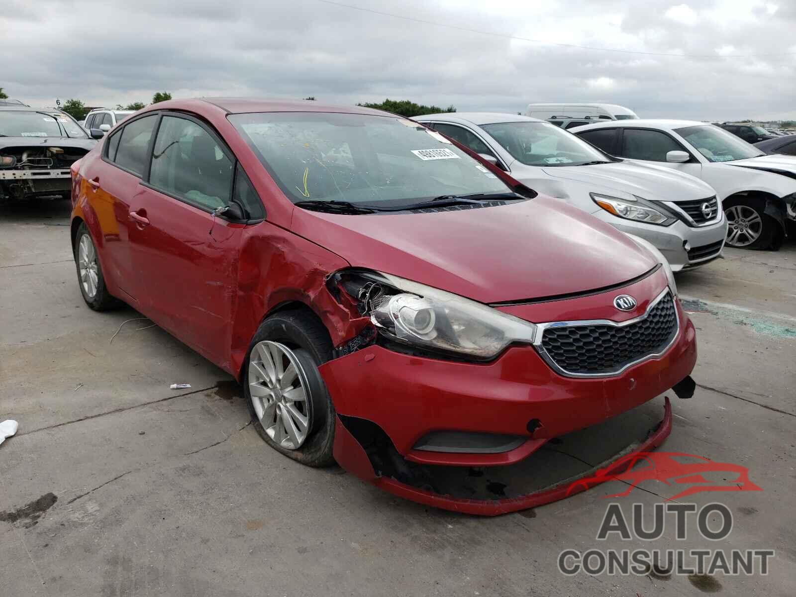 KIA FORTE 2016 - KNAFX4A65G5442153