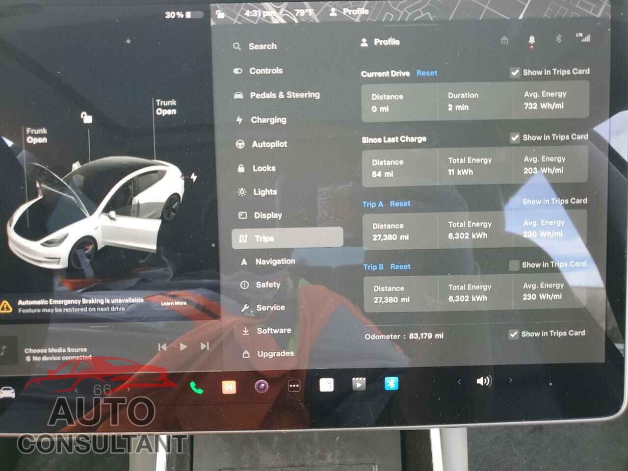 TESLA MODEL 3 2019 - 5YJ3E1EAXKF466822