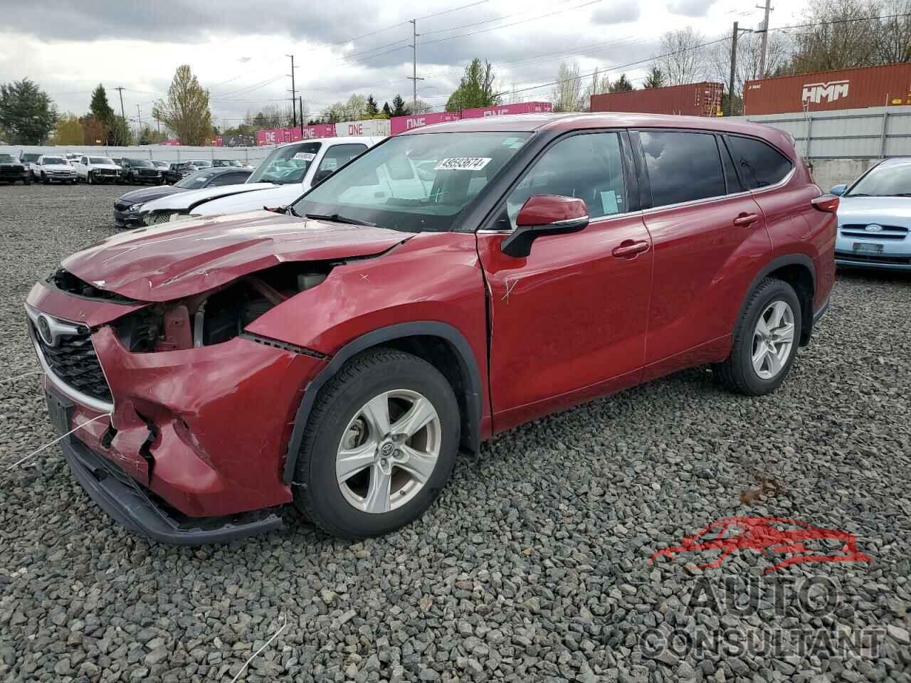 TOYOTA HIGHLANDER 2021 - 5TDBZRBH8MS125658