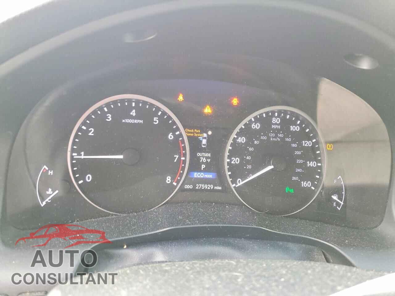 LEXUS ES350 2013 - JTHBK1GG2D2050855