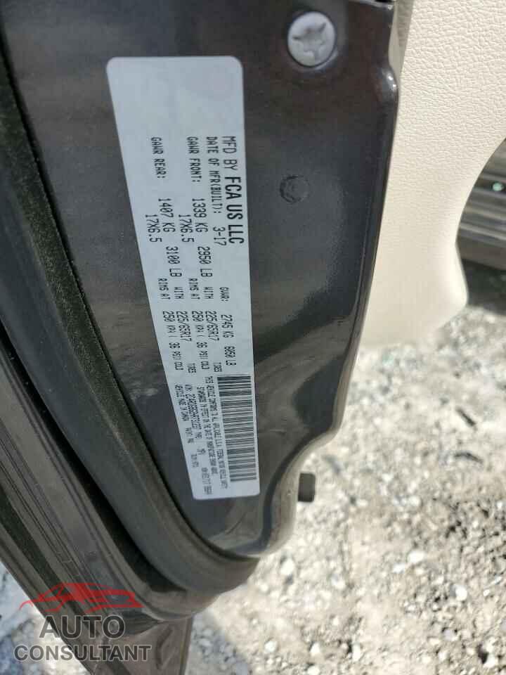 DODGE CARAVAN 2017 - 2C4RDGBG2HR731237