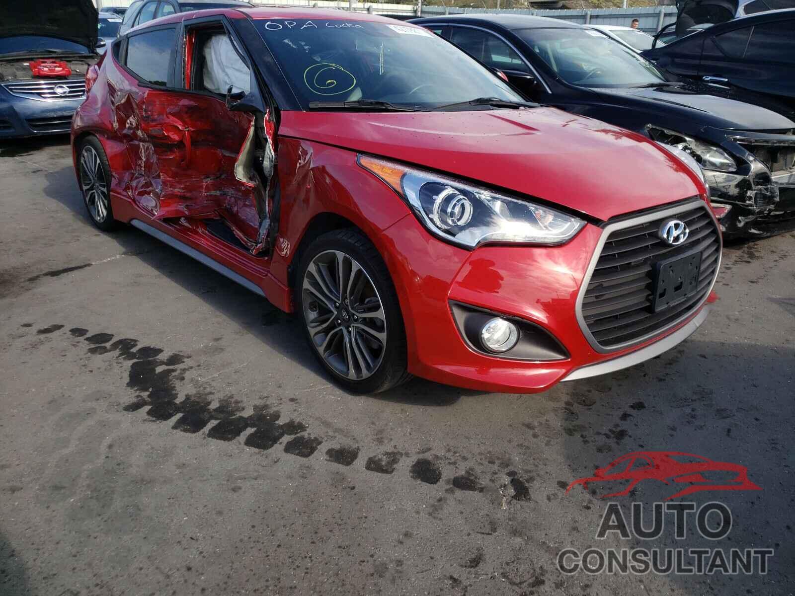 HYUNDAI VELOSTER 2016 - KMHTC6AEXGU279344