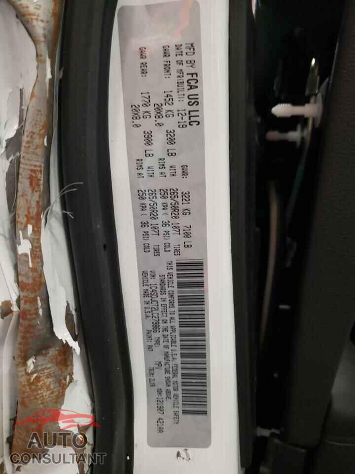DODGE DURANGO 2020 - 1C4SDJCT2LC279866