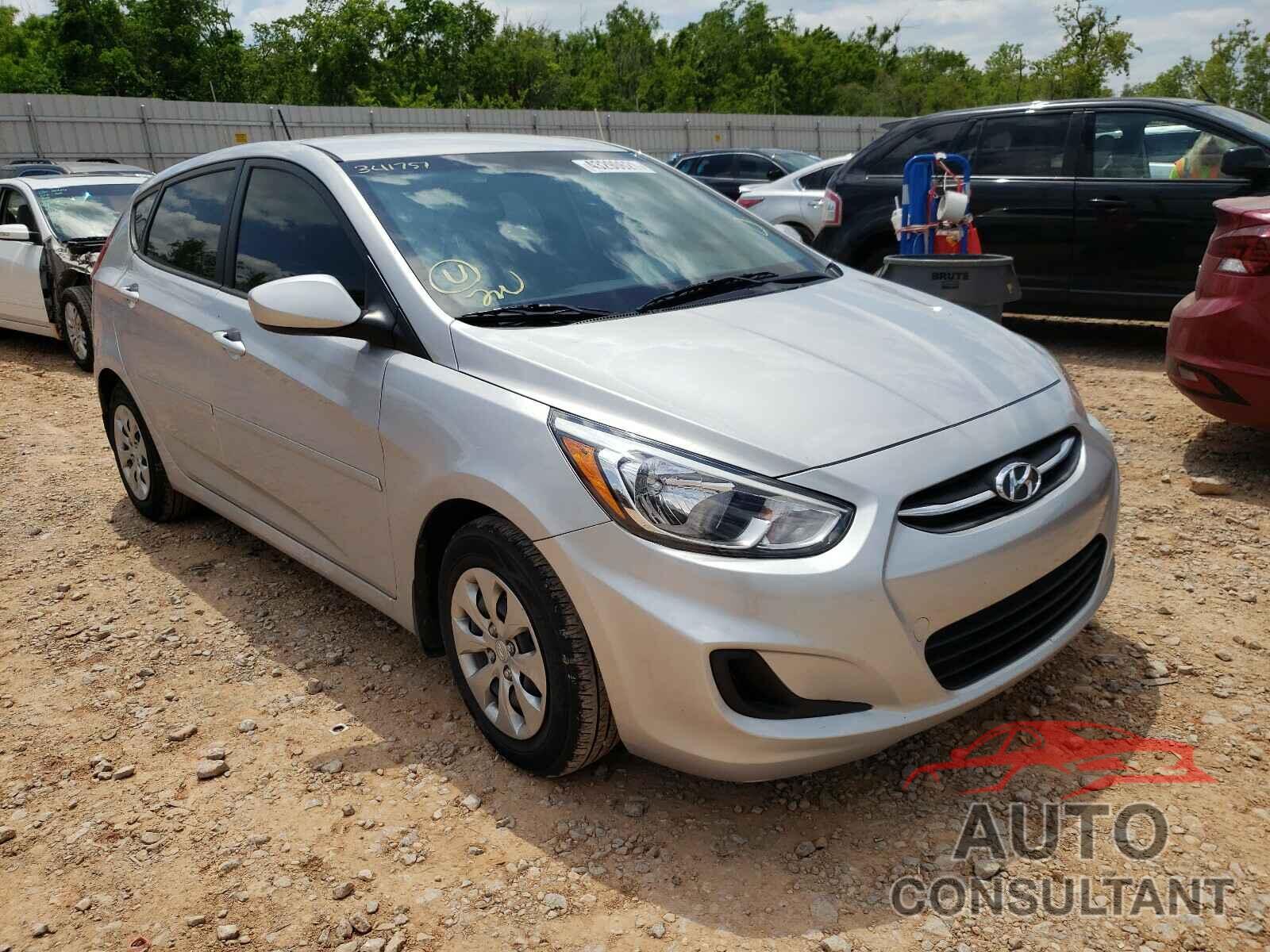 HYUNDAI ACCENT 2017 - KMHCT5AE0HU341751