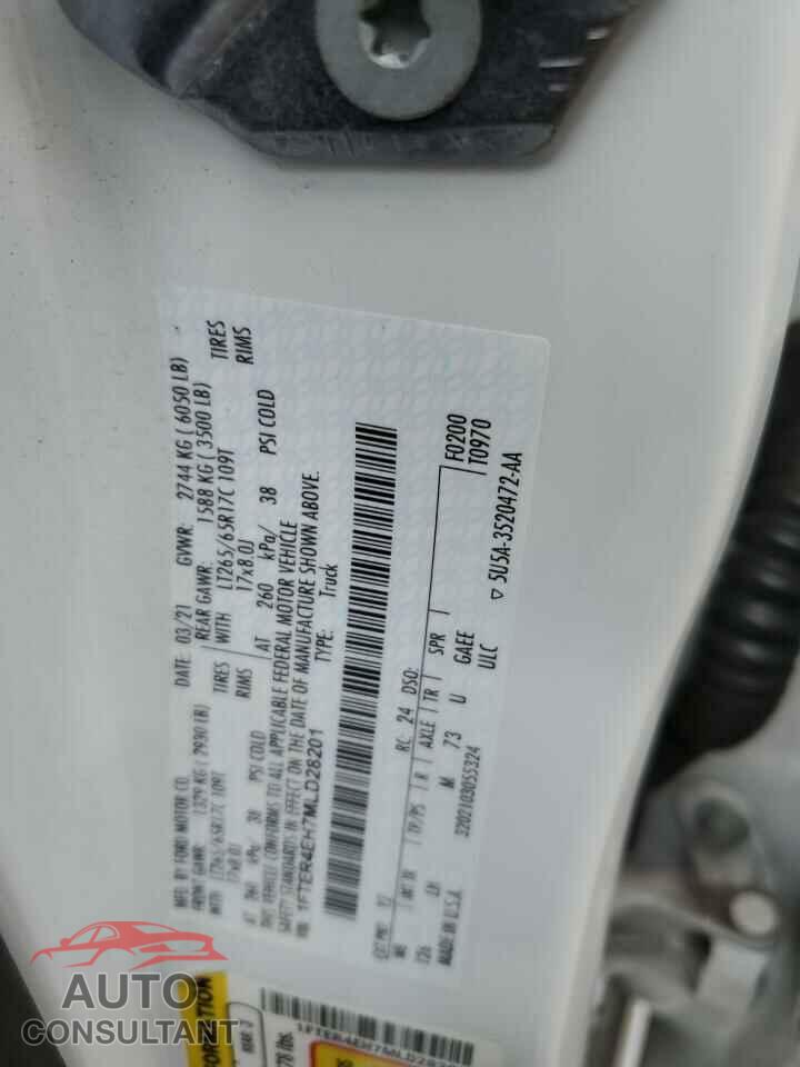 FORD RANGER 2021 - 1FTER4EH7MLD28201