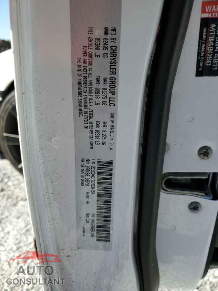 DODGE CHARGER 2014 - 2C3CDXCT8EH334154
