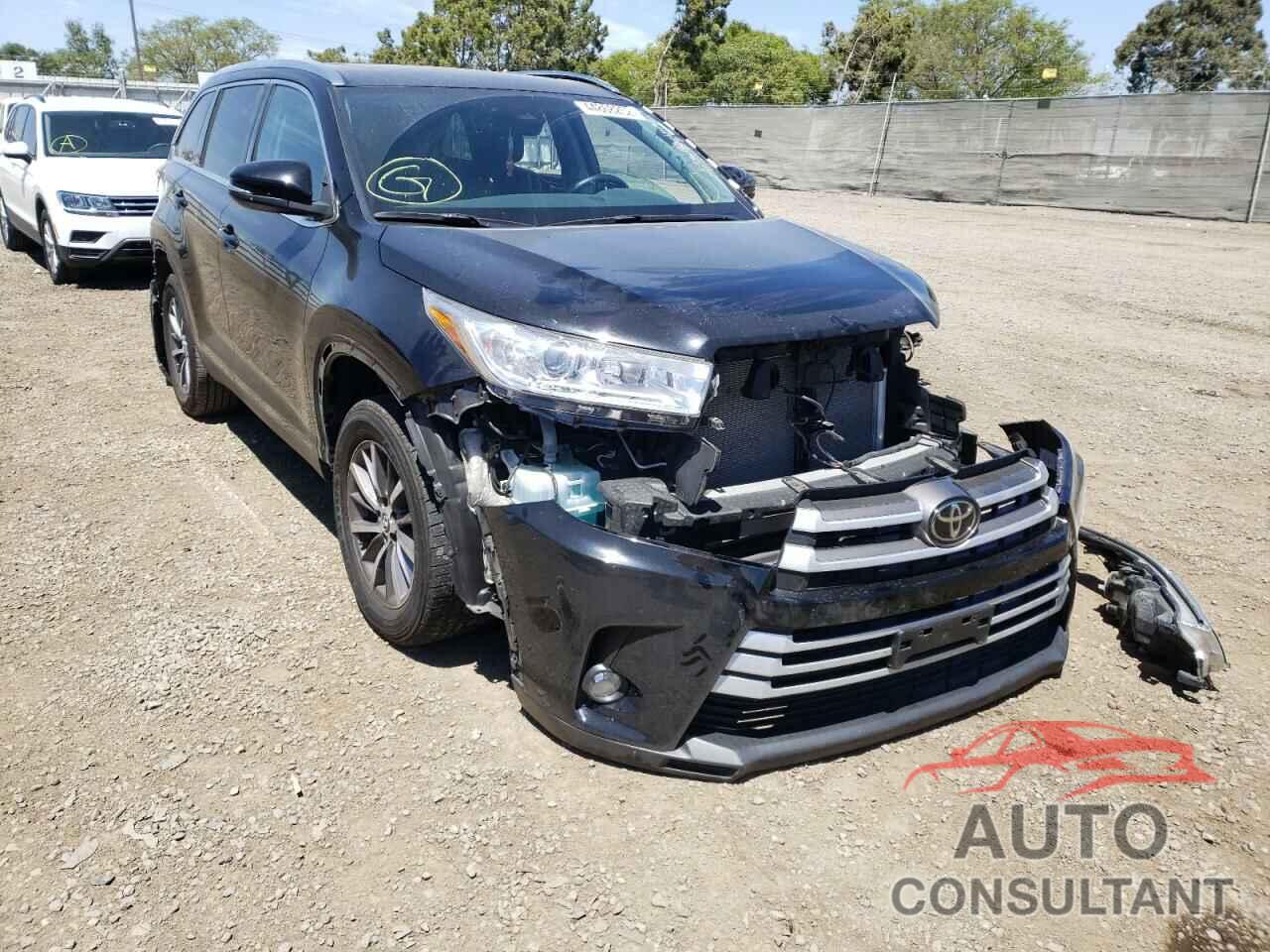 TOYOTA HIGHLANDER 2019 - 5TDKZRFH5KS309155