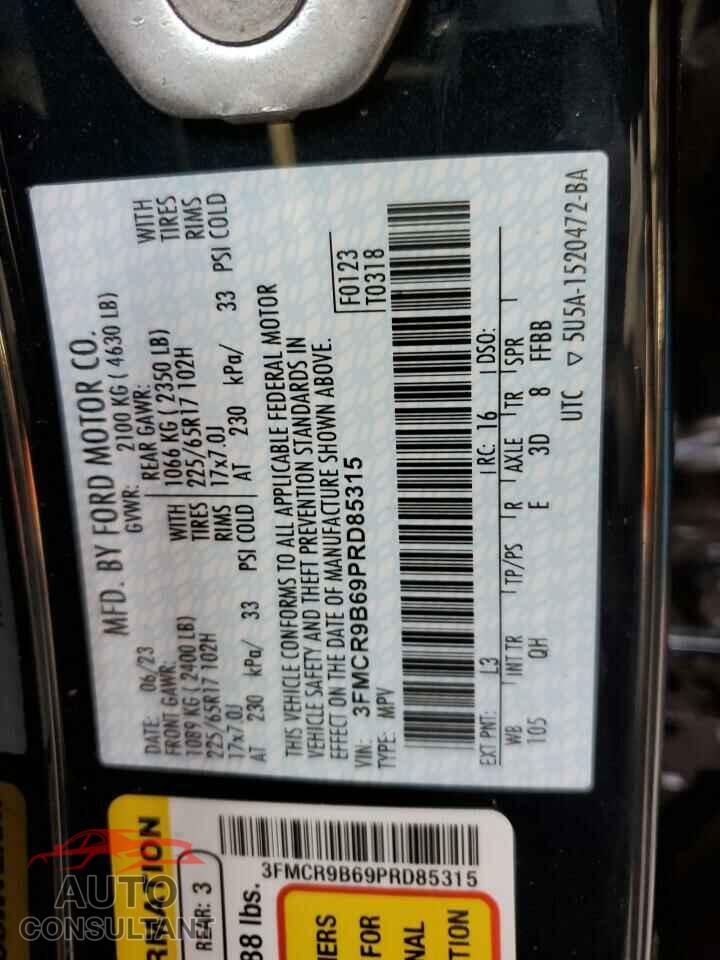 FORD BRONCO 2023 - 3FMCR9B69PRD85315