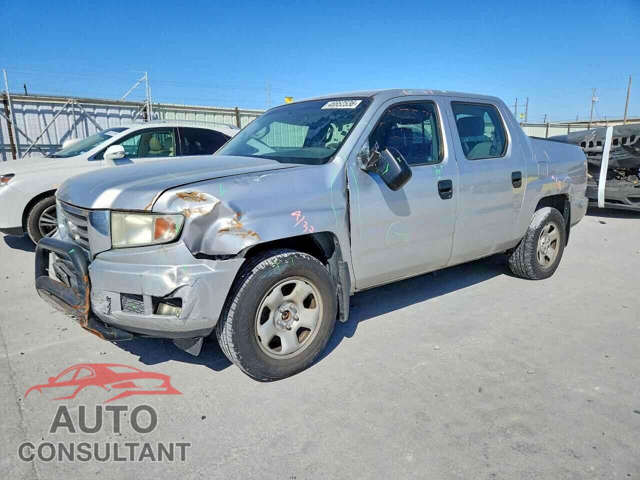HONDA RIDGELINE 2012 - 5FPYK1F26CB456951