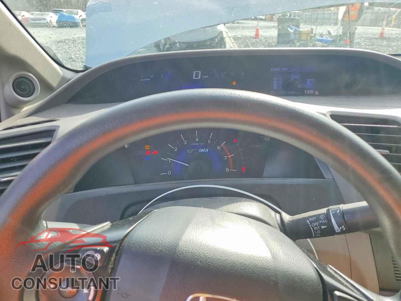 HONDA CIVIC 2012 - JHMFB4F27CS004946
