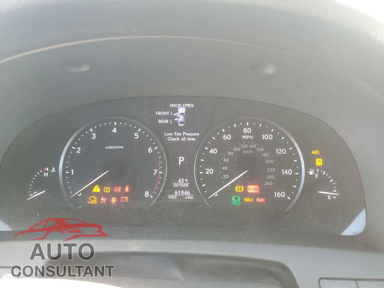 LEXUS LS460 2013 - JTHCL5EF7D5019165