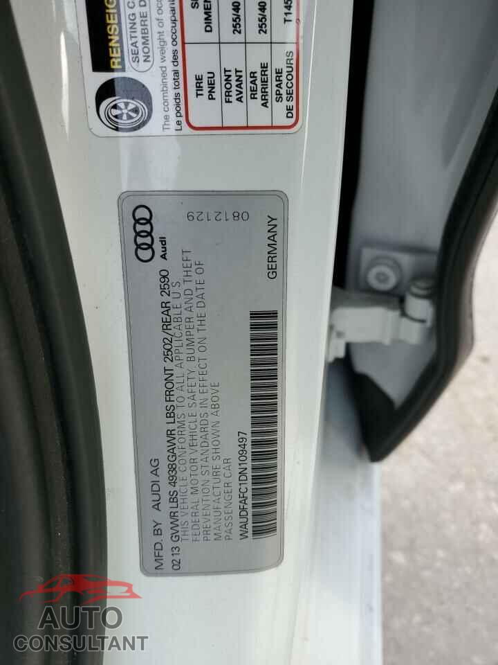 AUDI A6 2013 - WAUDFAFC1DN109497