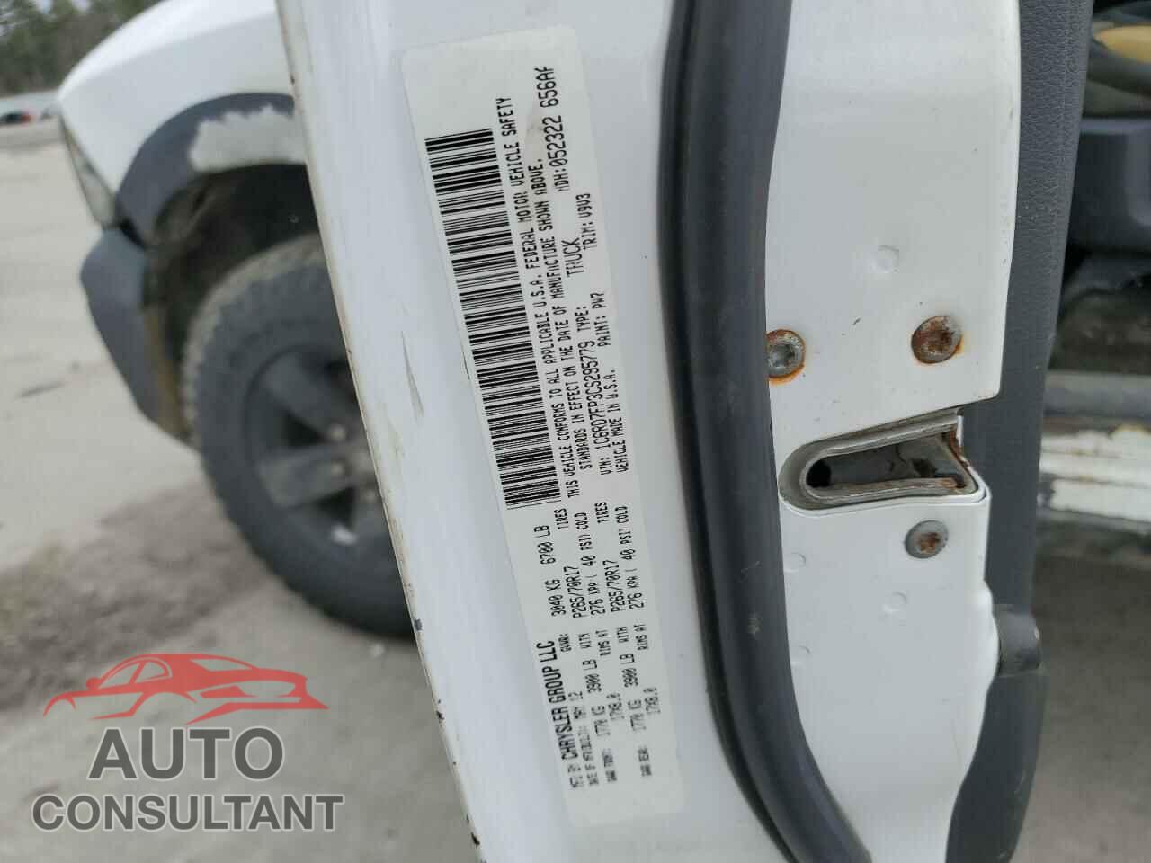 DODGE RAM 1500 2012 - 1C6RD7FP3CS295779