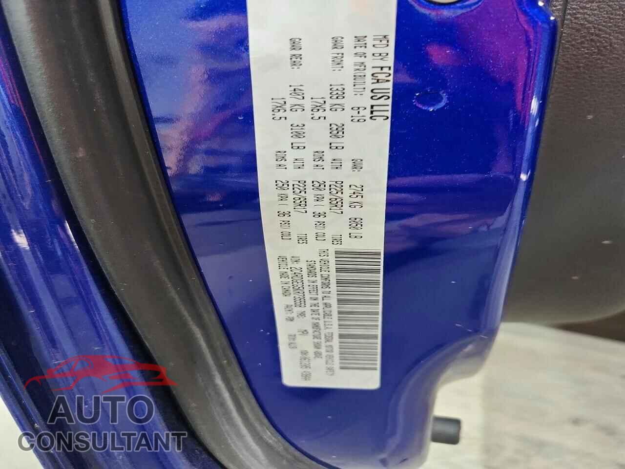 DODGE CARAVAN 2019 - 2C4RDGEG5KR735558