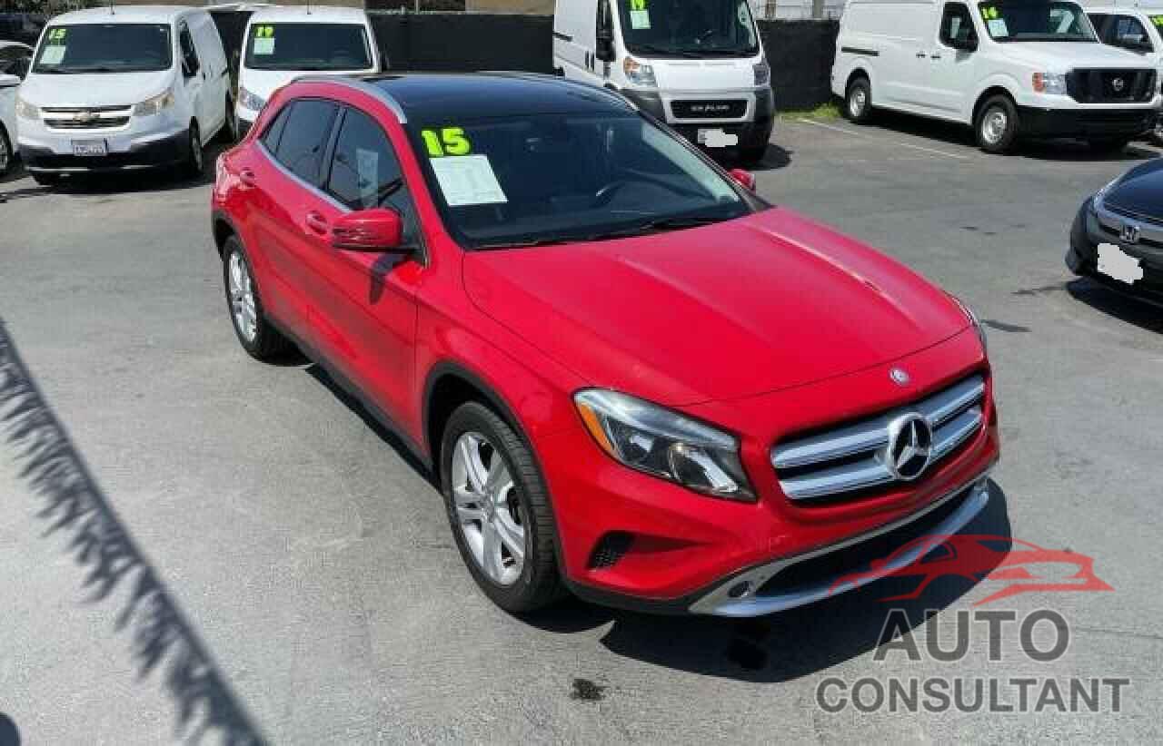 MERCEDES-BENZ GLA-CLASS 2015 - WDCTG4GB1FJ126758