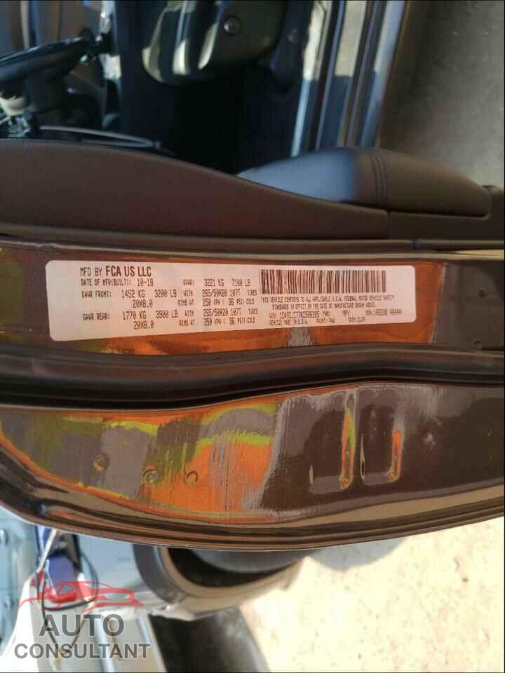 DODGE DURANGO 2019 - 1C4SDJCT7KC586285