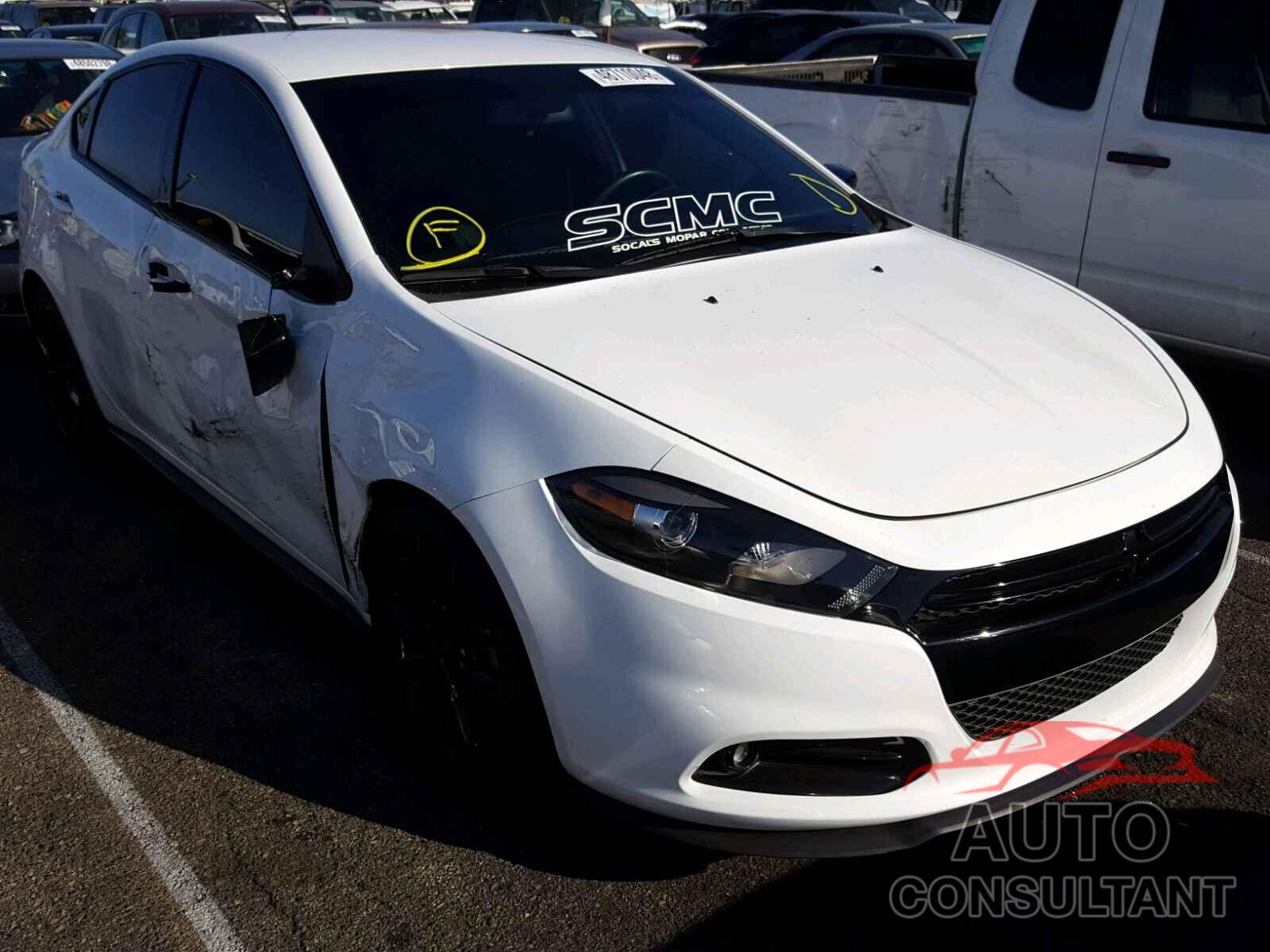 DODGE DART 2016 - 1C3CDFBB4GD729080