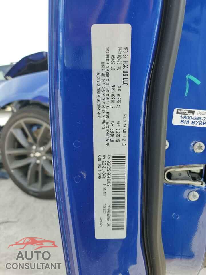 DODGE CHARGER 2019 - 2C3CDXGJ2KH603432