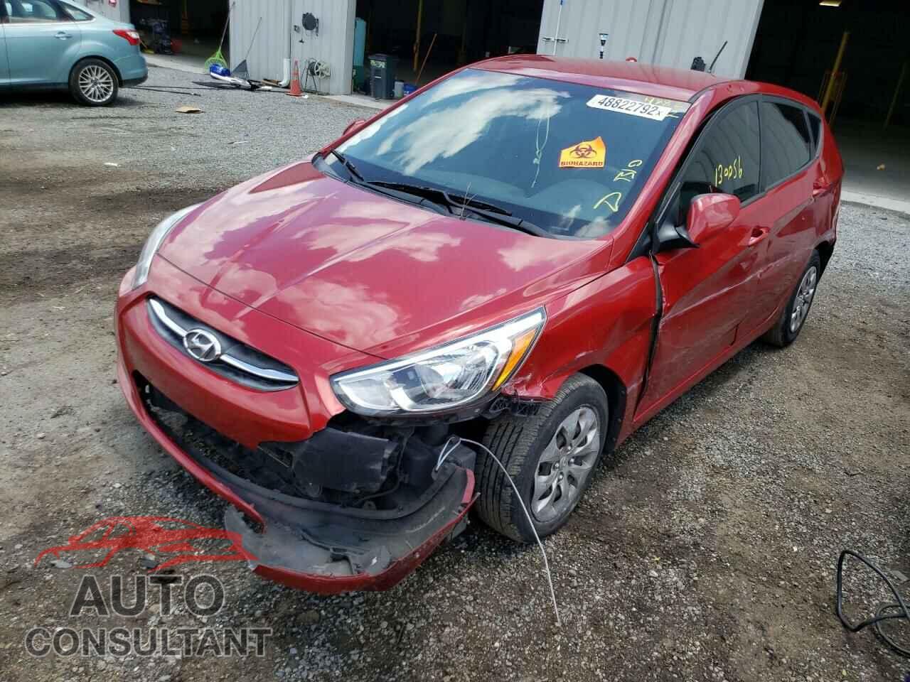 HYUNDAI ACCENT 2017 - KMHCT5AE6HU356268