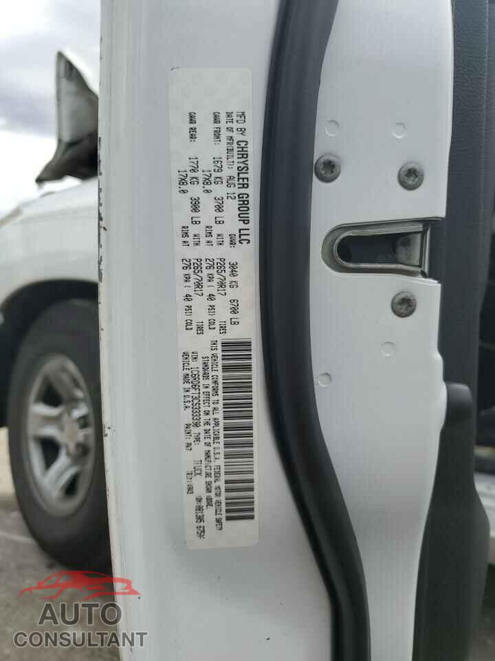DODGE RAM 1500 2012 - 1C6RD6FT3CS333390