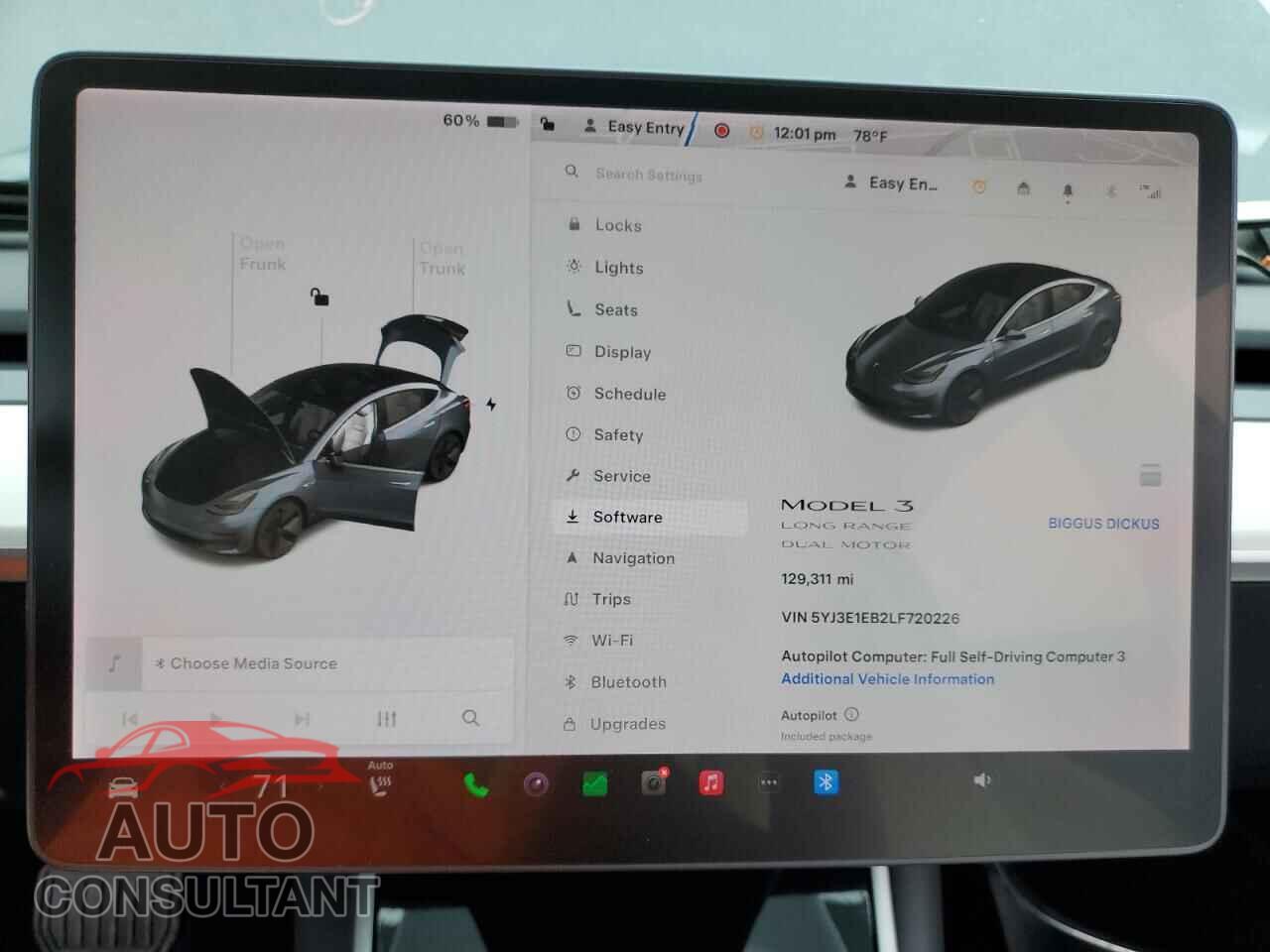 TESLA MODEL 3 2020 - 5YJ3E1EB2LF720226