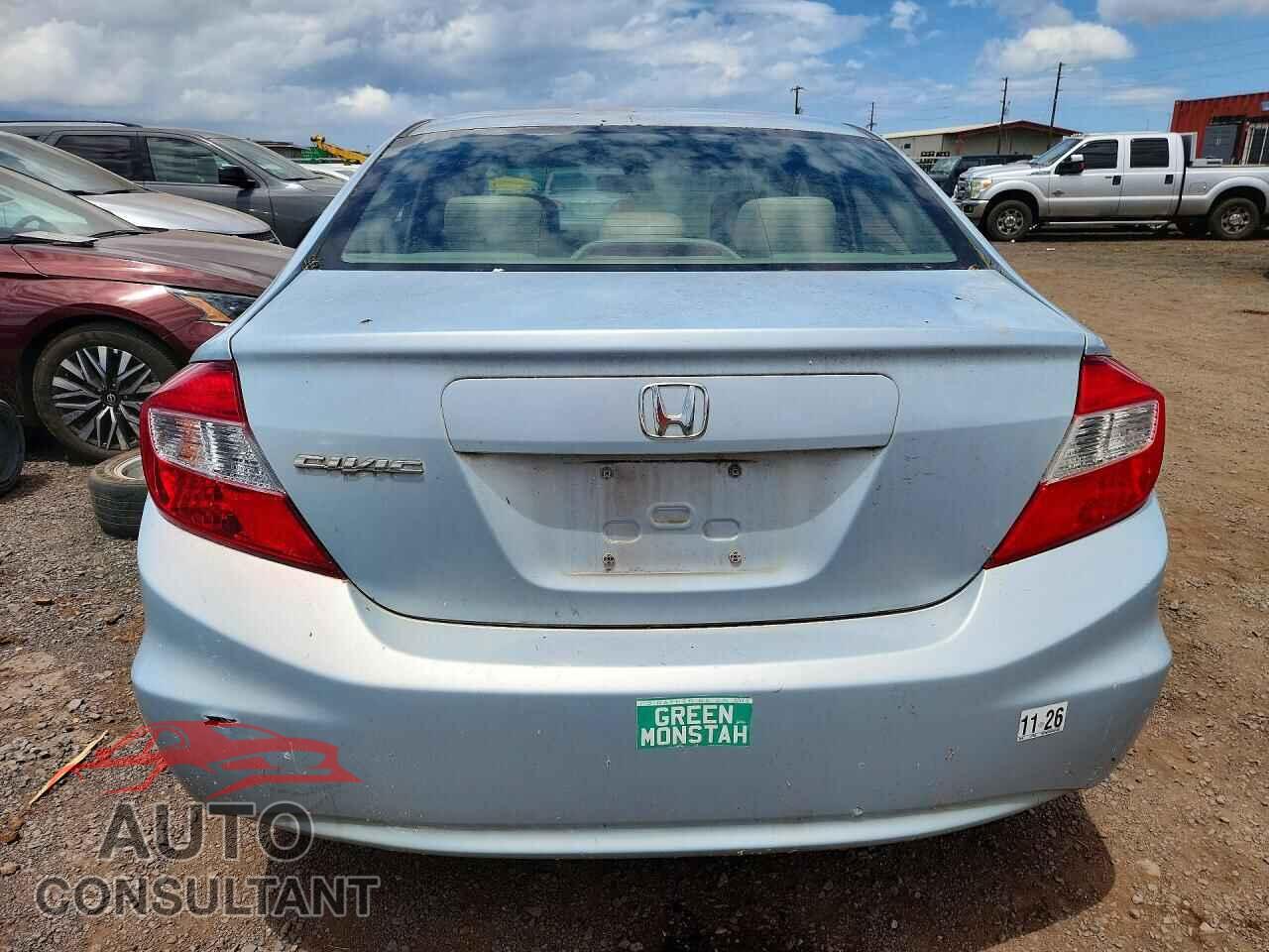 HONDA CIVIC 2012 - 19XFB2F88CE024488