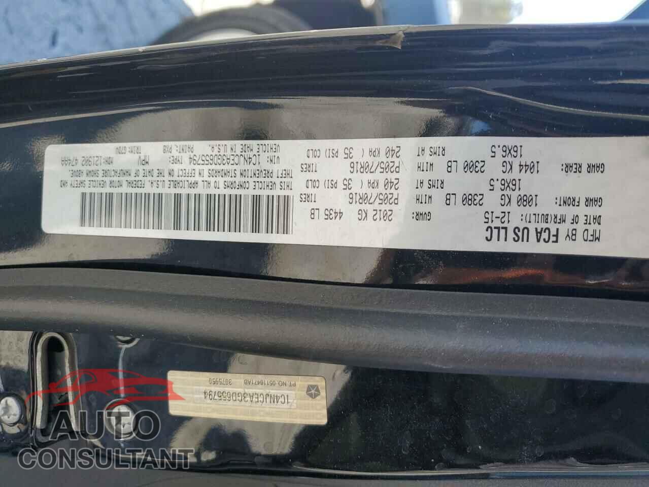 JEEP COMPASS 2016 - 1C4NJCEA3GD655794