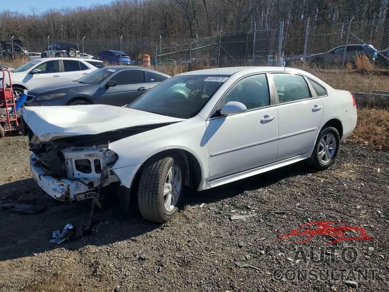 CHEVROLET IMPALA 2012 - 2G1WF5E34C1286915