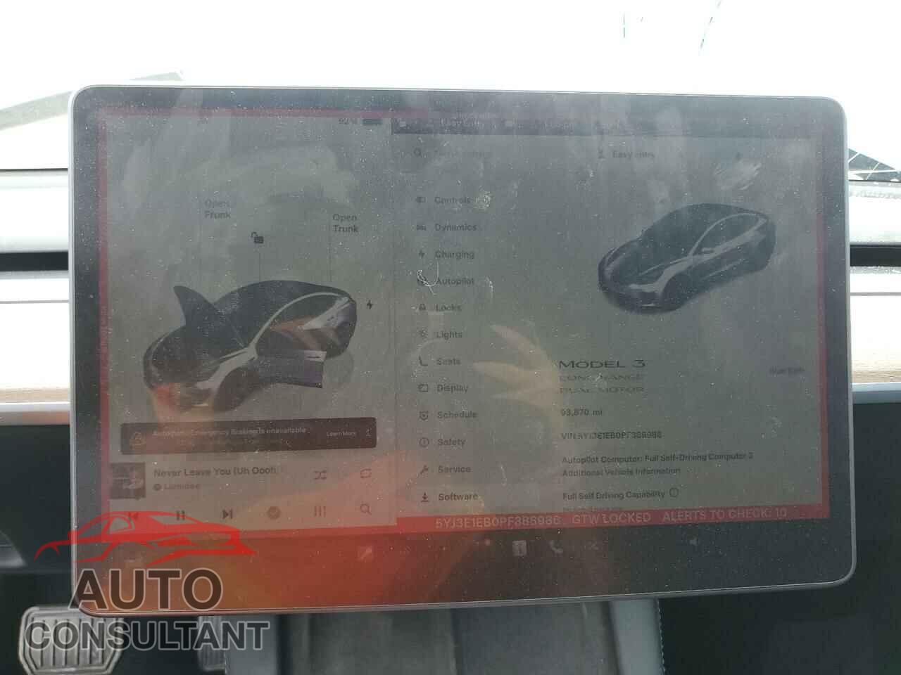 TESLA MODEL 3 2023 - 5YJ3E1EB0PF388986