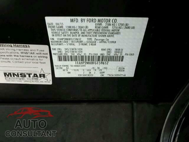 FORD TAURUS 2015 - 1FAHP2MK8FG159652