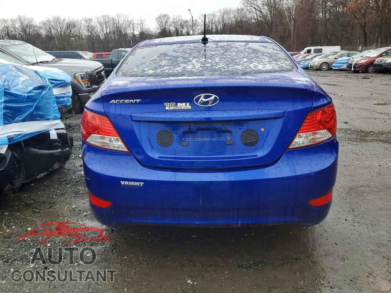 HYUNDAI ACCENT 2012 - KMHCU4AE4CU036981