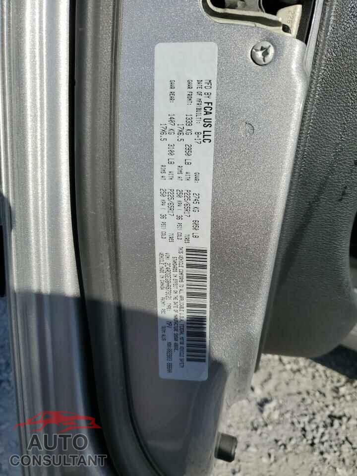 DODGE CARAVAN 2017 - 2C4RDGEG8HR873121