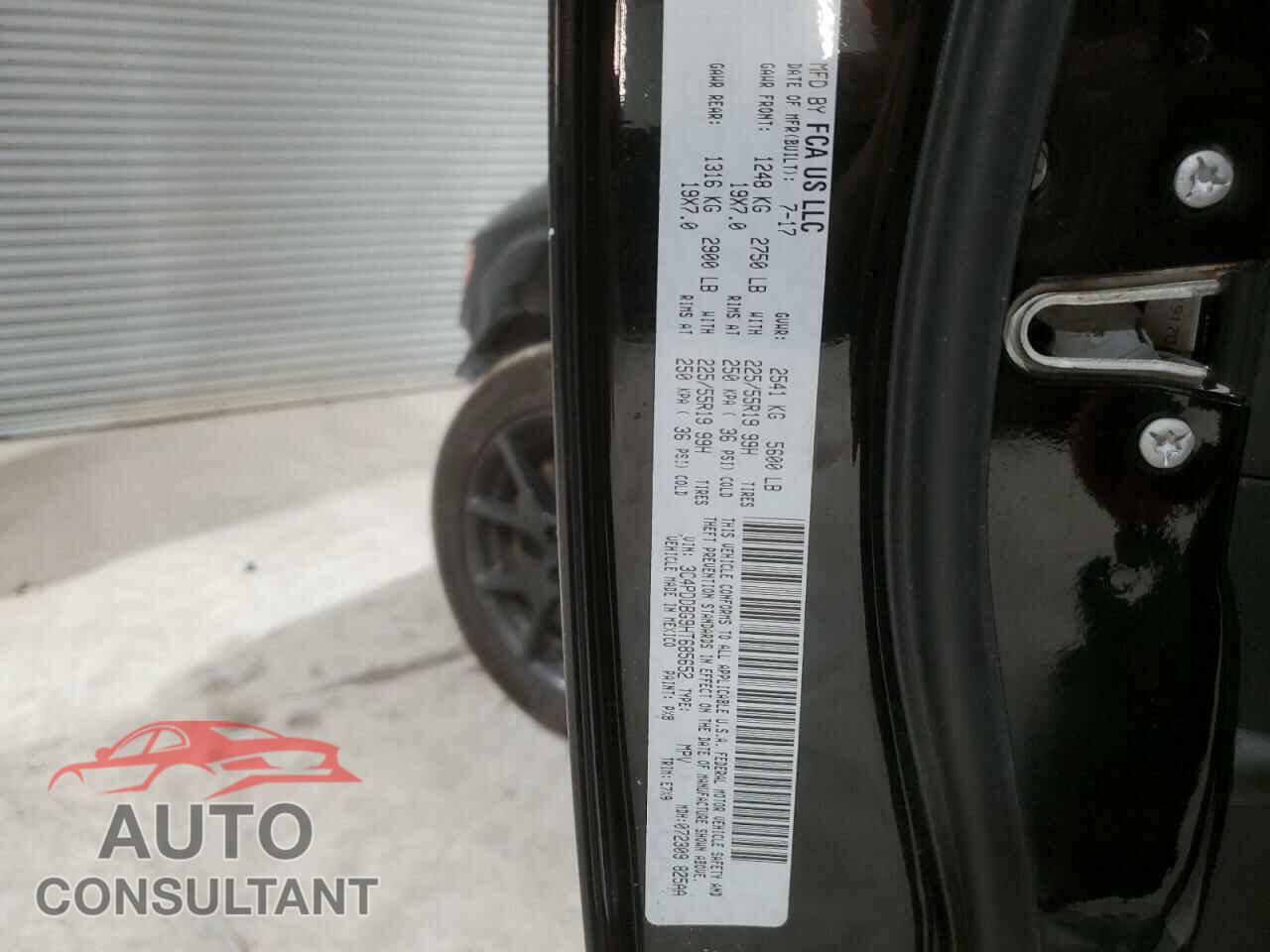 DODGE JOURNEY 2017 - 3C4PDDBG9HT685652