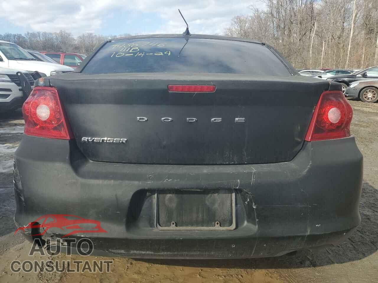 DODGE AVENGER 2012 - 1C3CDZAB6CN115459