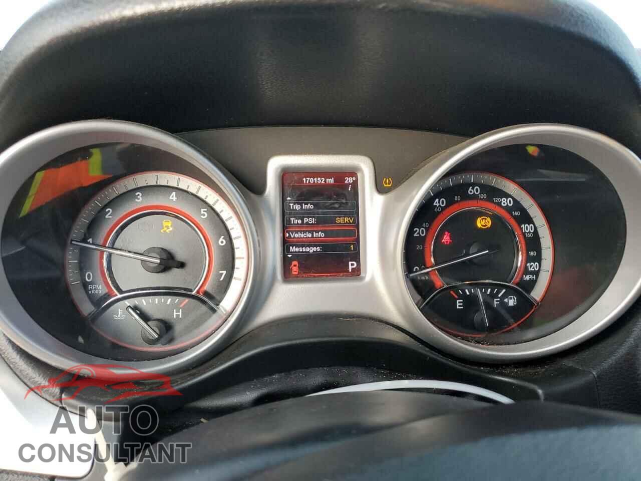 DODGE JOURNEY 2012 - 3C4PDCAB0CT199417