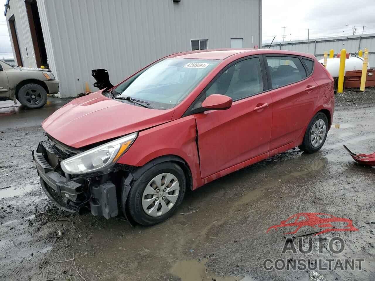 HYUNDAI ACCENT 2017 - KMHCT5AE6HU316093