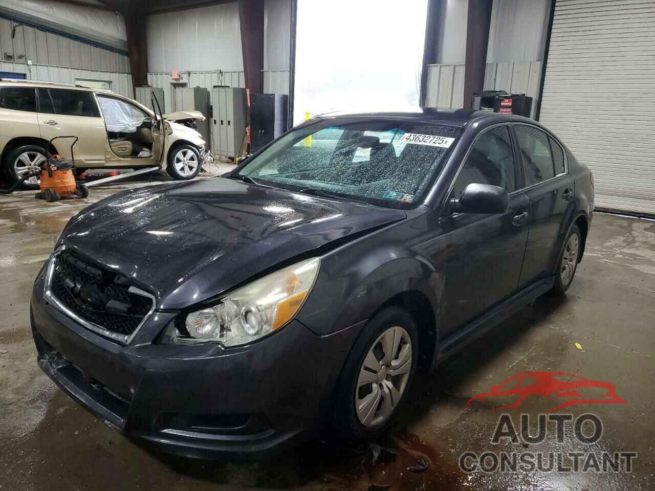 SUBARU LEGACY 2011 - 4S3BMBA60B3254949