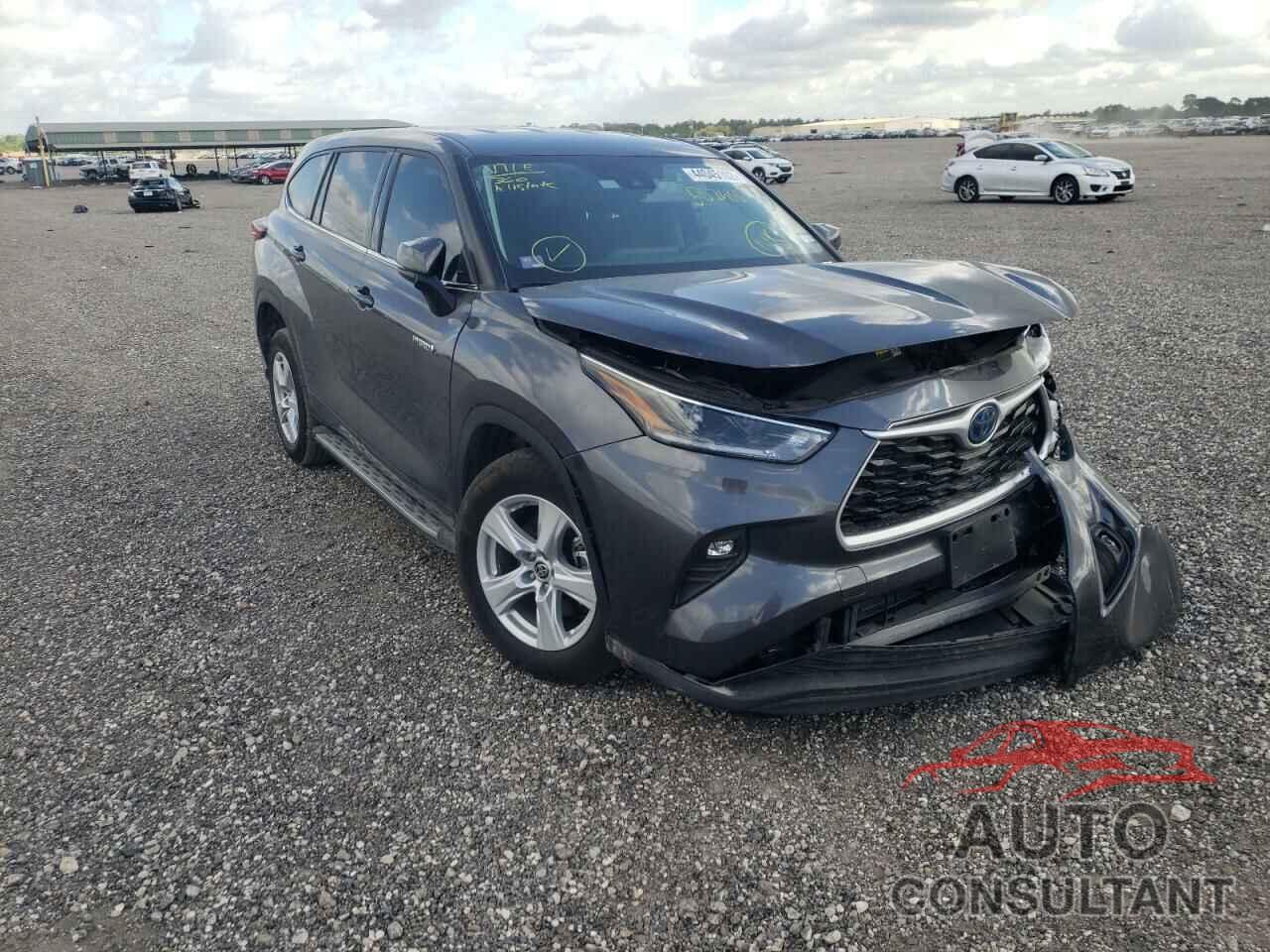 TOYOTA HIGHLANDER 2021 - 5TDZARAH8MS507406