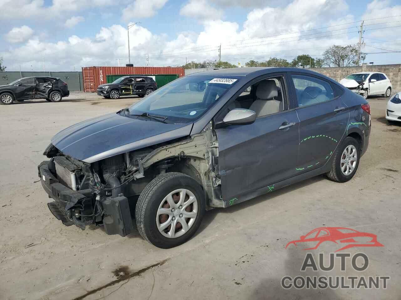 HYUNDAI ACCENT 2013 - KMHCT4AE5DU484330