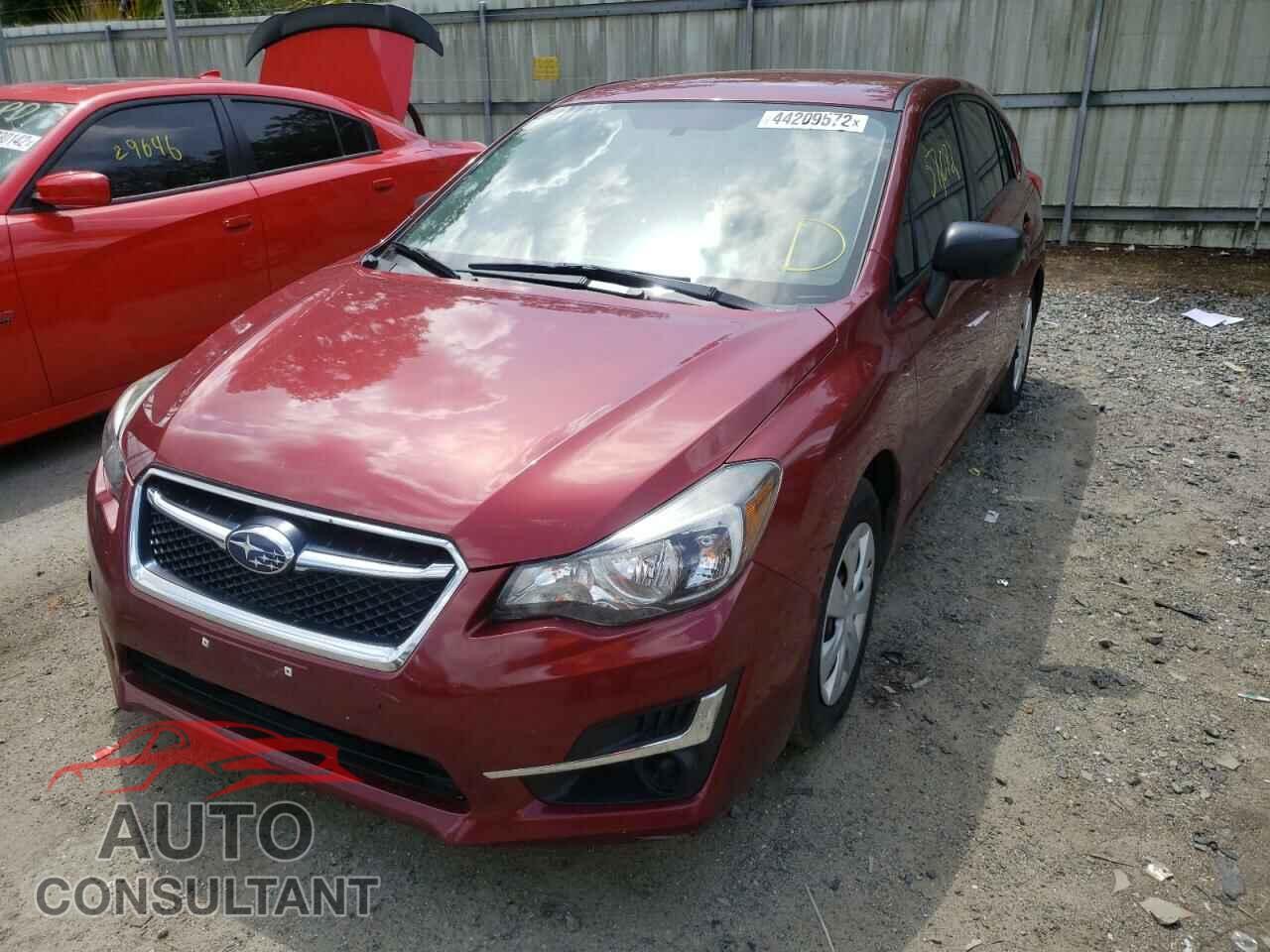 SUBARU IMPREZA 2016 - JF1GPAA65G8327370