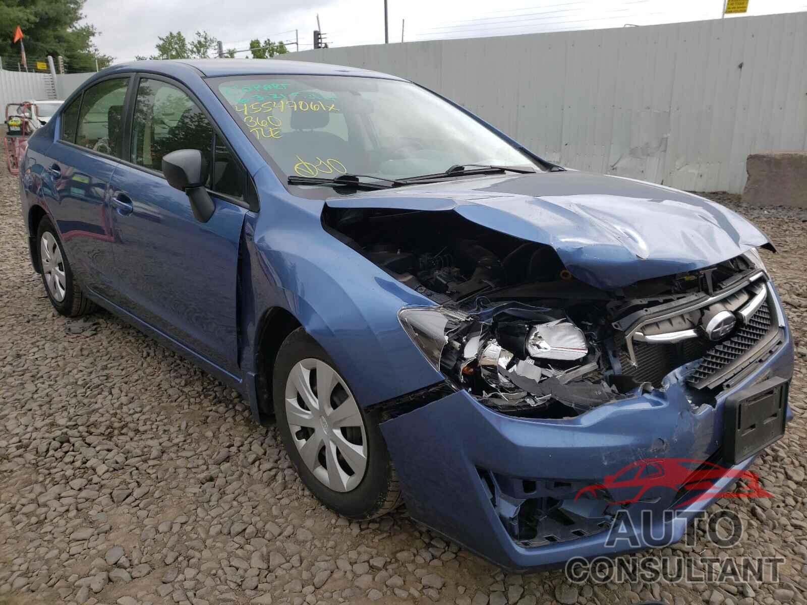 SUBARU IMPREZA 2016 - JF1GJAA60GH005172