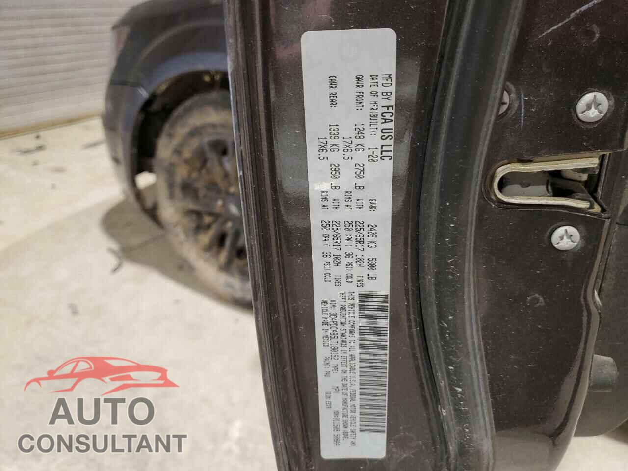DODGE JOURNEY 2020 - 3C4PDCAB5LT180152