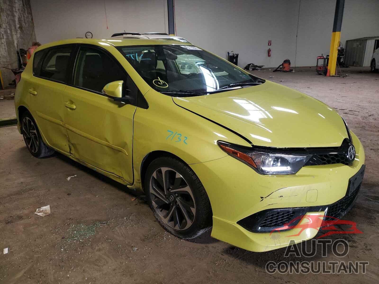 TOYOTA SCION 2016 - JTNKARJE5GJ520635