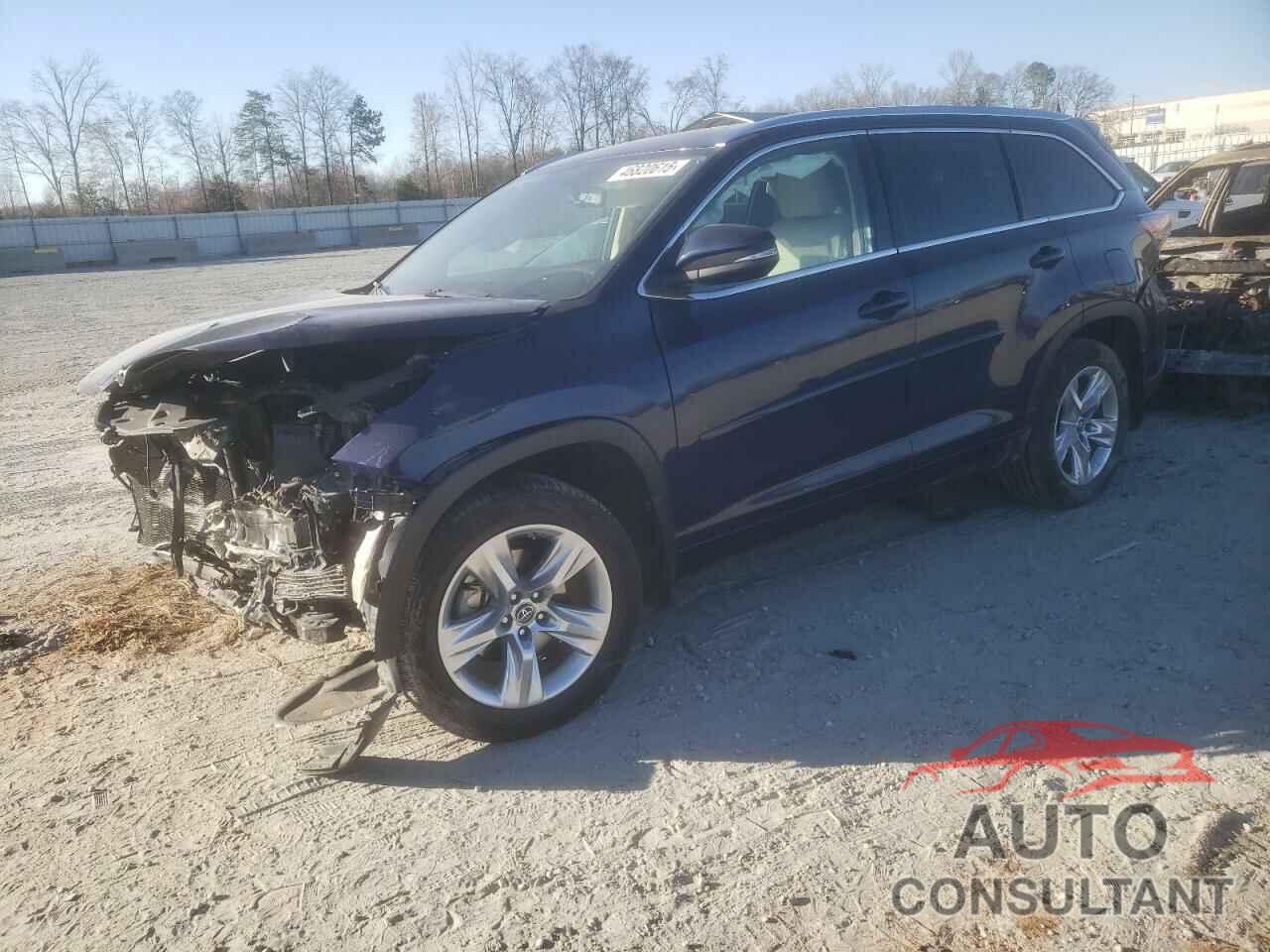 TOYOTA HIGHLANDER 2016 - 5TDDKRFH0GS308984