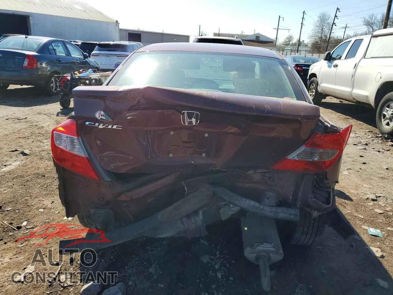 HONDA CIVIC 2012 - 2HGFB2F86CH590591