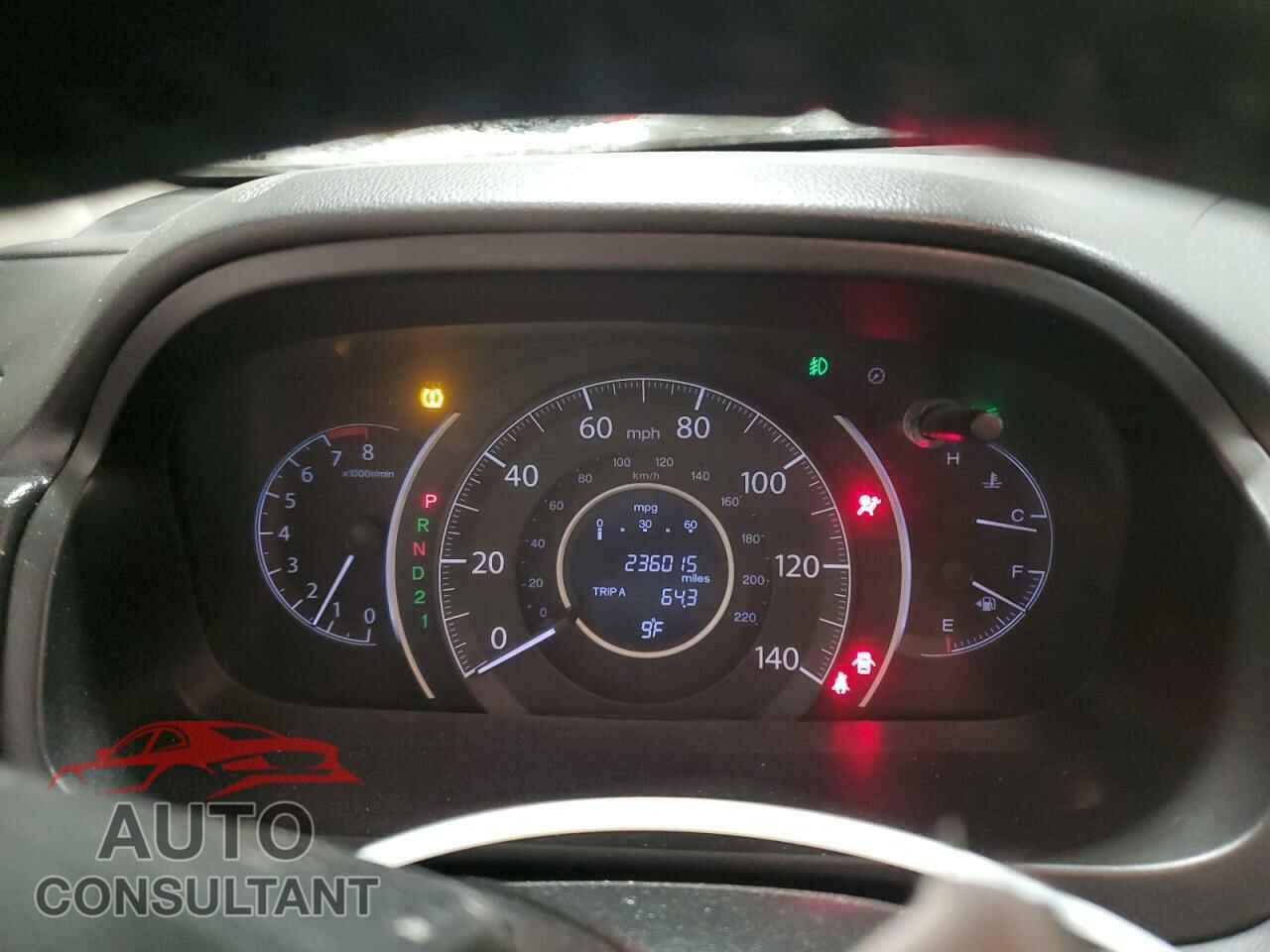 HONDA CRV 2012 - 5J6RM4H76CL080308