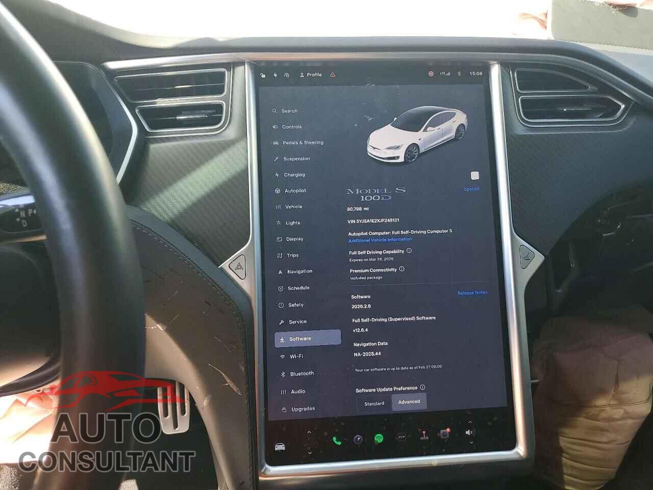 TESLA MODEL S 2018 - 5YJSA1E2XJF248121