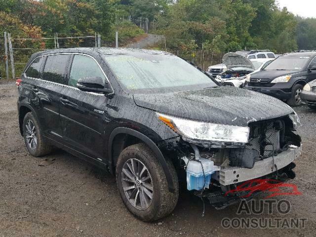 TOYOTA HIGHLANDER HYBRID 2018 - 5TDJGRFH4JS043434
